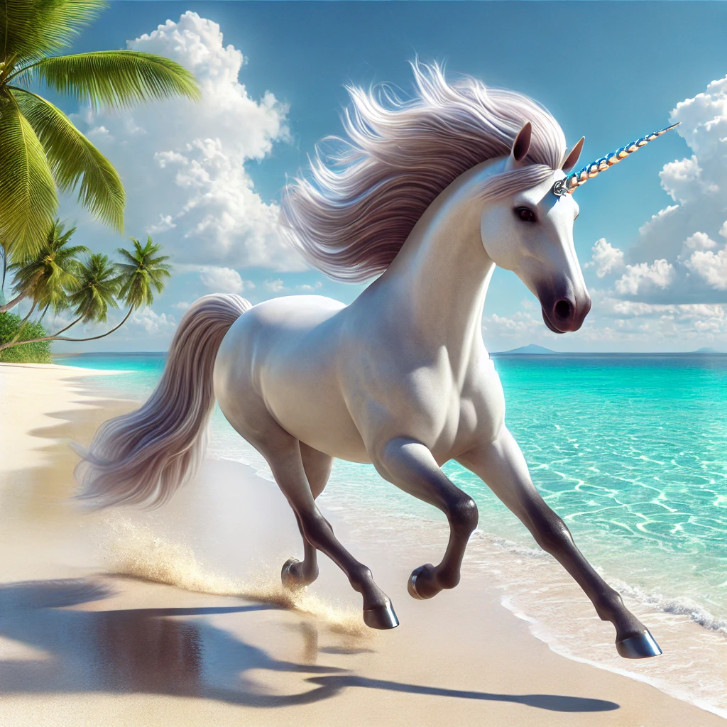 Look at that unicorn, look at that beach. Why aren't you on that beach, that could be you with StableCompli